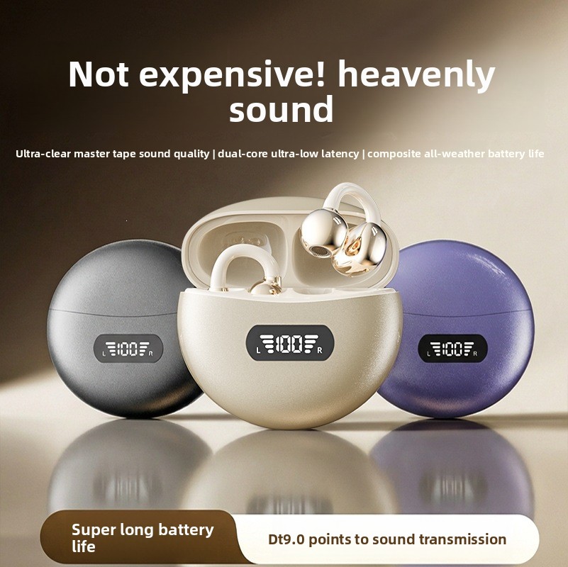 Bone Conduction Running Headphones - Headset Bluetooth dengan Teknologi Konduksi Tulang,