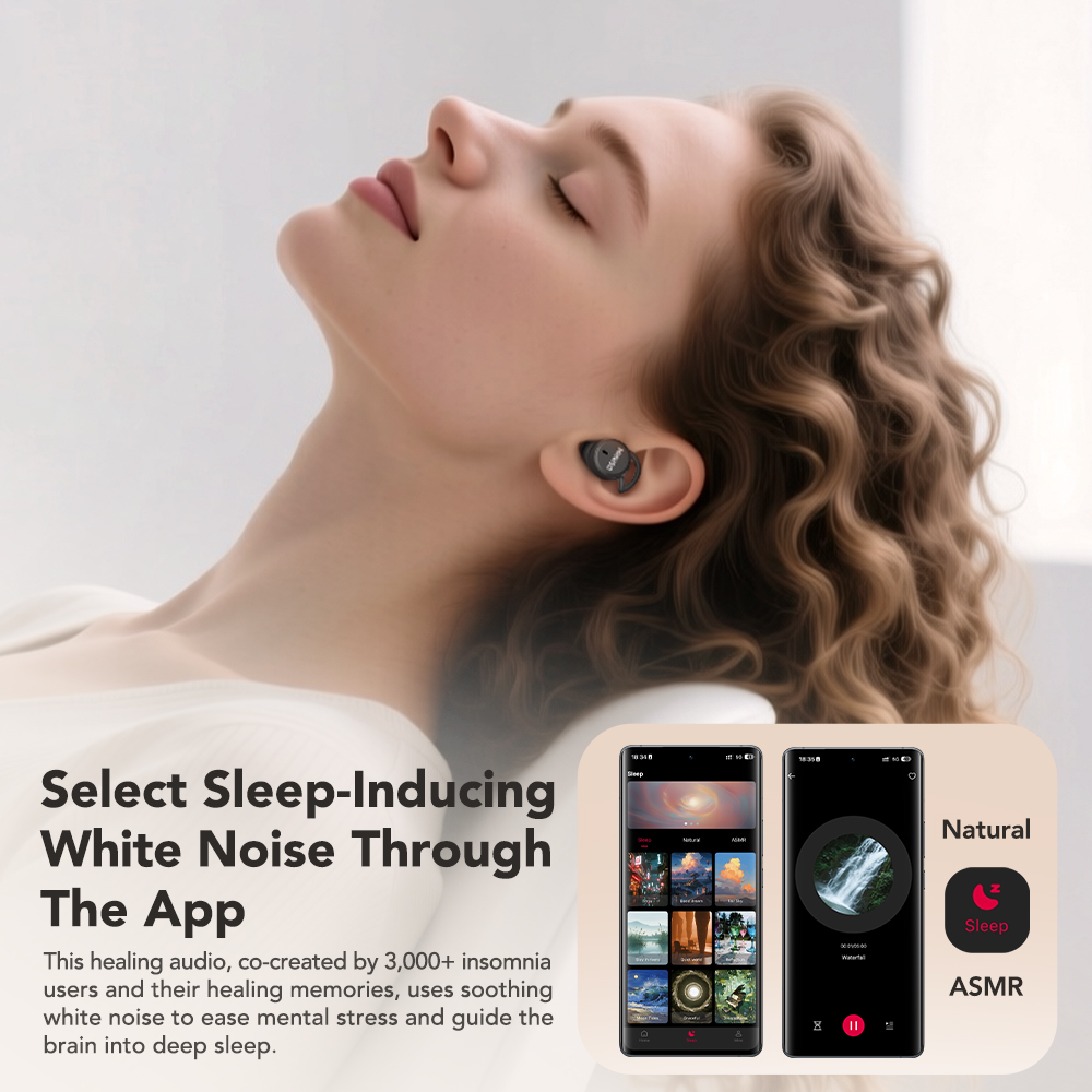 Earbud Nirkabel MINISO MS217:  - Sleep Mask Headphones Bluetooth ulasan dan harga