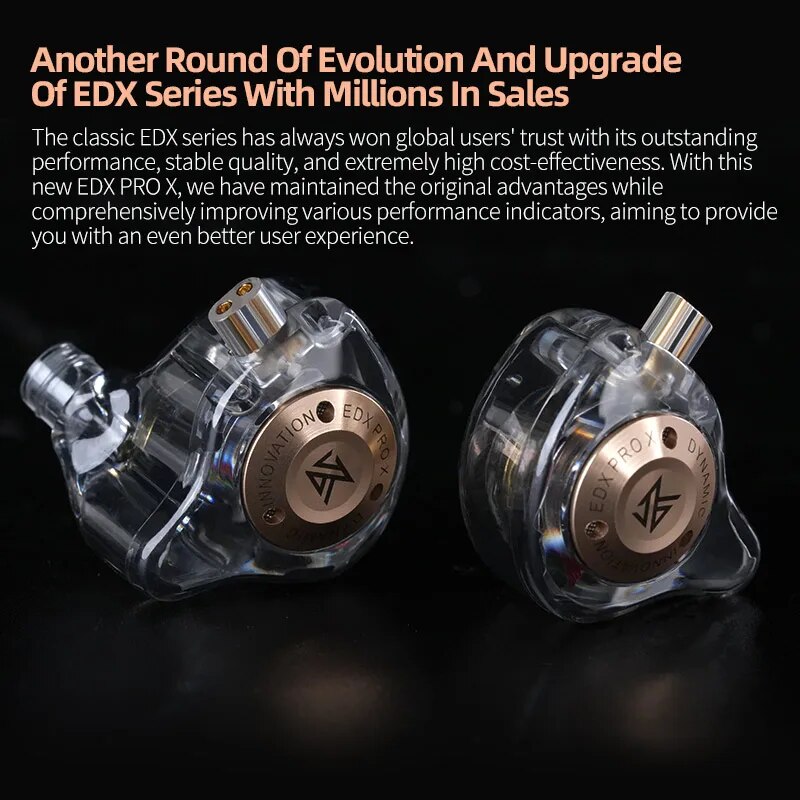 KZ EDX PRO X earphone berkabel - In Ear Monitors For Singers ulasan dan harga