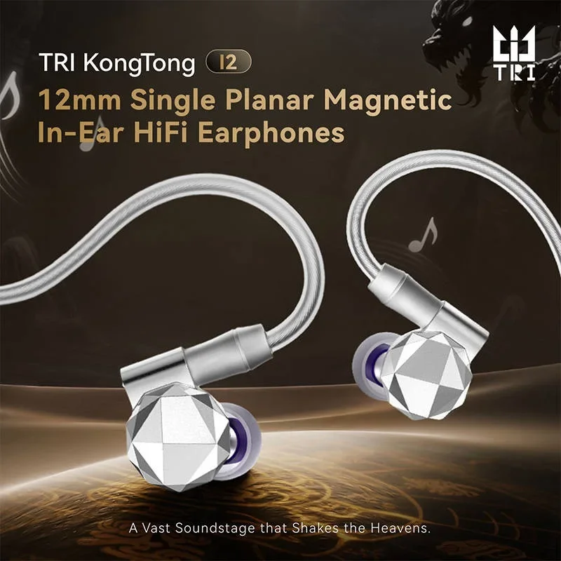 KBEAR TRI KongTong I2, Earphon - Planar Magnetic Iem Earphones ulasan dan harga