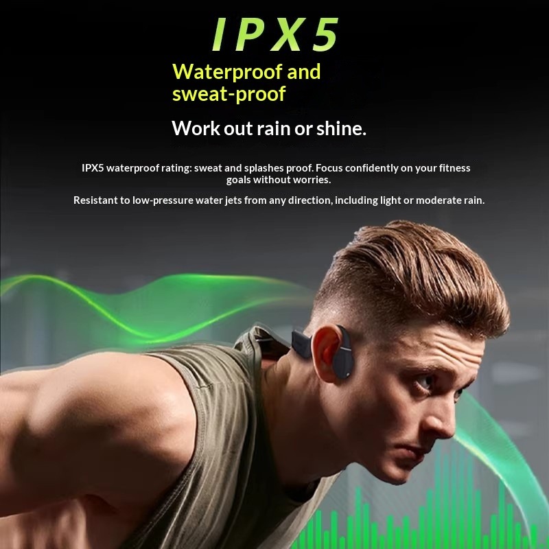 Earphone Konduksi Tulang Anti  - Bone Conduction Running Headphones ulasan dan harga