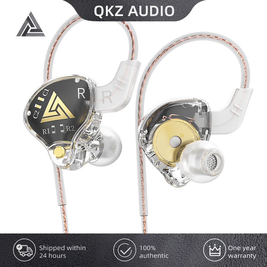 Earphone Kabel QKZ AKX Origina - In Ear Monitors For Singers ulasan dan harga