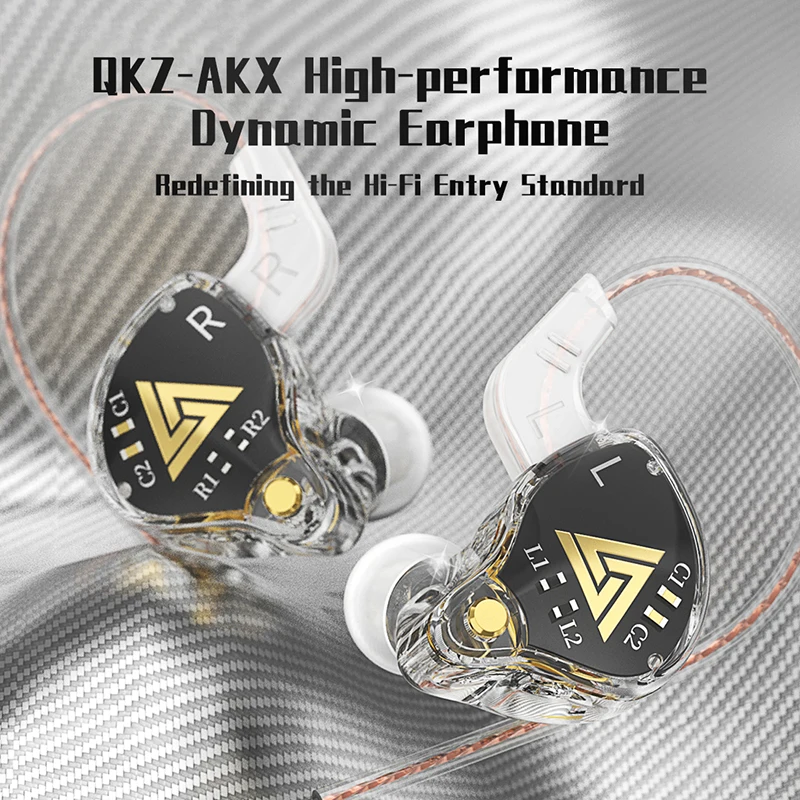 Earphone Kabel QKZ AKX Origina - In Ear Monitors For Singers ulasan dan harga
