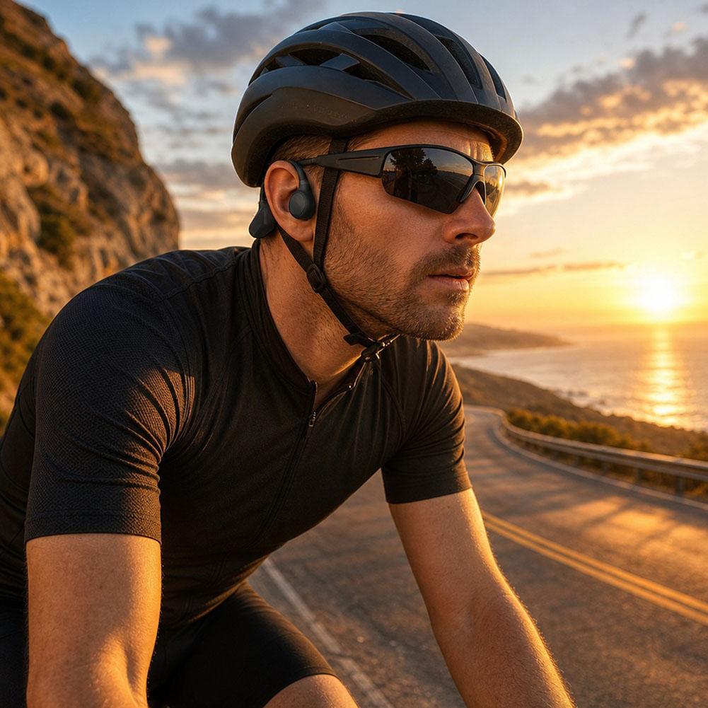 Headphone Konduksi Tulang, Tid - Bone Conduction Running Headphones ulasan dan harga