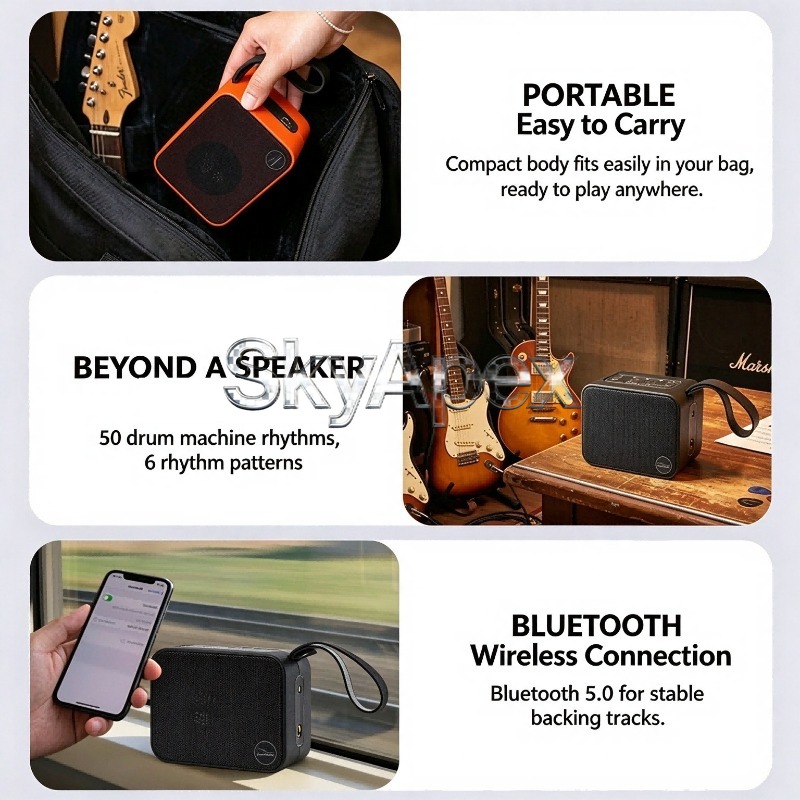 Speaker Gitar Mini Portabel, A - Speakers ulasan dan harga