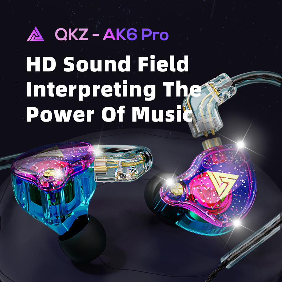 QKZ AK6 PRO Earphone Berkabel  - In Ear Monitors For Singers ulasan dan harga