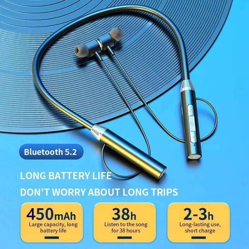 Headphone Nirkabel Bluetooth 5 - Magnetic Neckband Sports Earphones ulasan dan harga